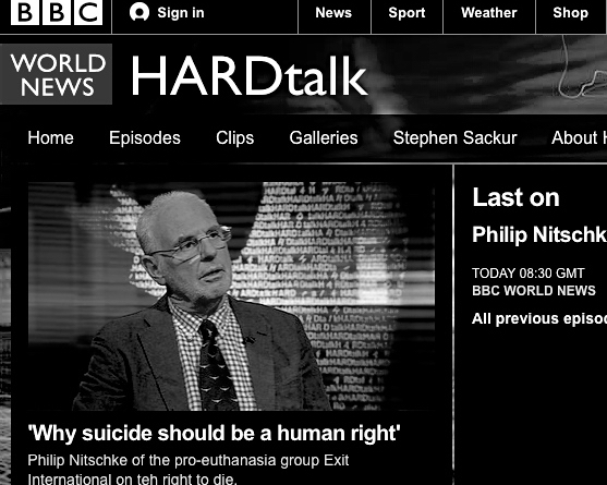 Philip Nitschke interview BBC HARDtalk