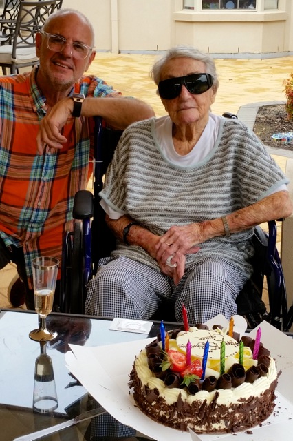 Gwen on her 95th Birthday