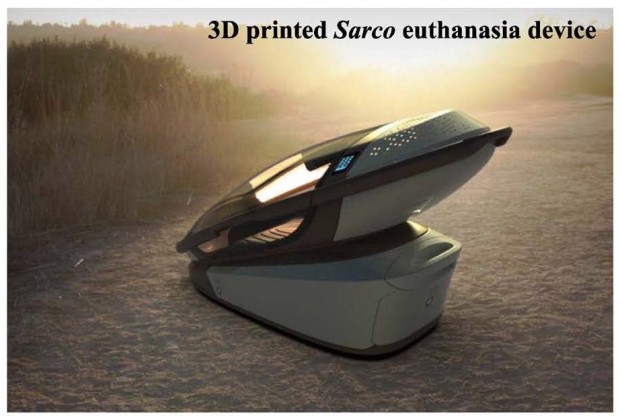 Euthanasia Sarco Machine invented by Philip Nitschke