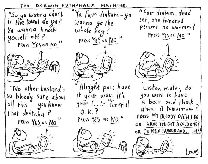 Leunig euthanasia cartoon