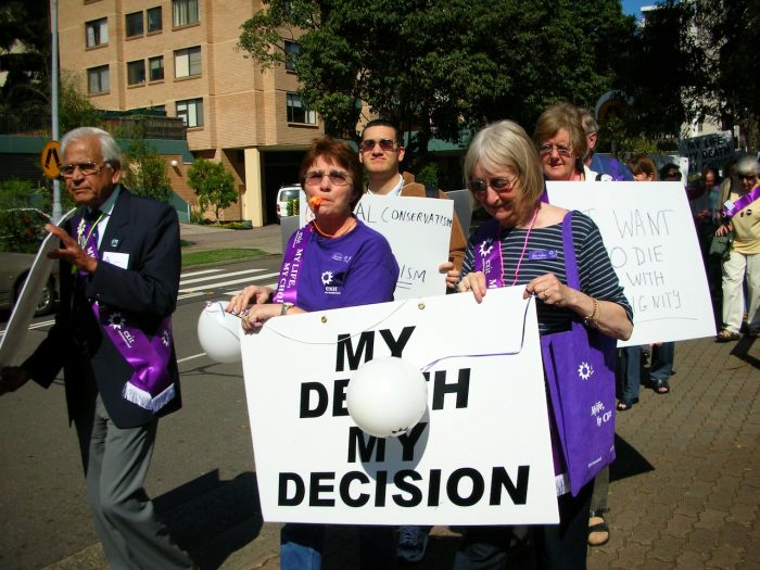 Sydney assisted dying rally 2005 Sydney assisted dying rally 2005